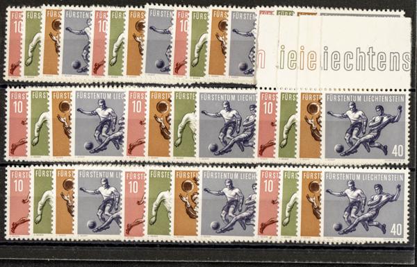 333 | Liechtenstein. Sets and stamps stock