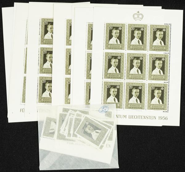 336 | Liechtenstein. Sets and stamps stock