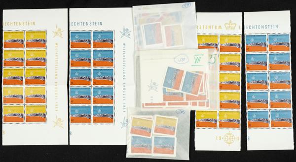 338 | Liechtenstein. Sets and stamps stock
