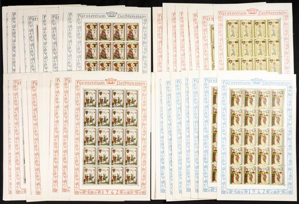 347 | Liechtenstein. Sets and stamps stock