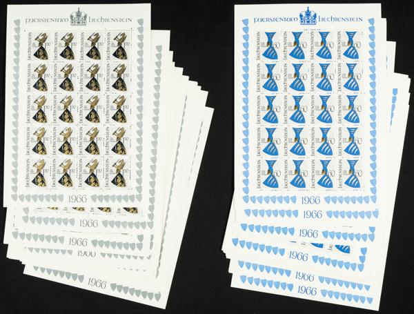 361 | Liechtenstein. Sets and stamps stock