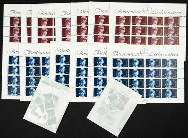 364 | Liechtenstein. Sets and stamps stock