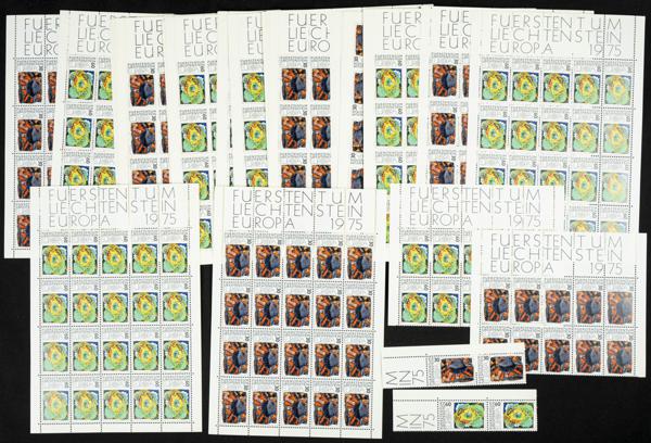 365 | Liechtenstein. Sets and stamps stock
