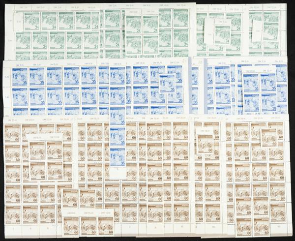 36 | Germany East. Sets and stamps stock