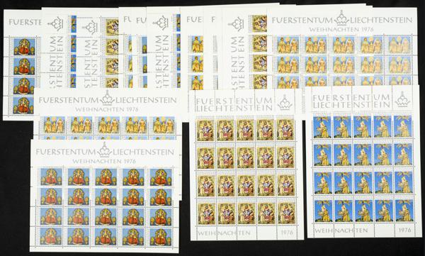 372 | Liechtenstein. Sets and stamps stock