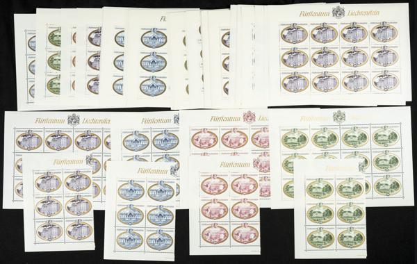 377 | Liechtenstein. Sets and stamps stock