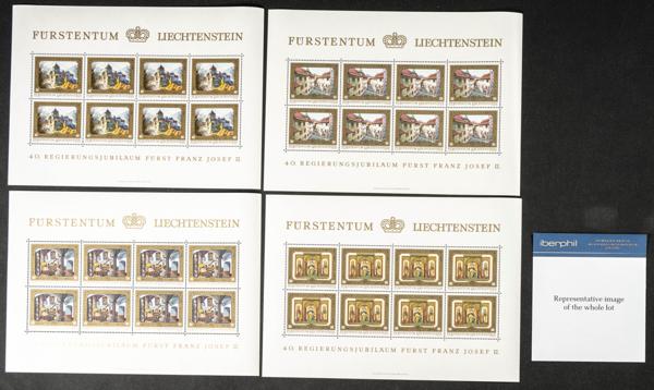 382 | Liechtenstein. Sets and stamps stock