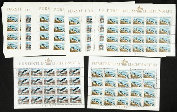 389 | Liechtenstein. Sets and stamps stock