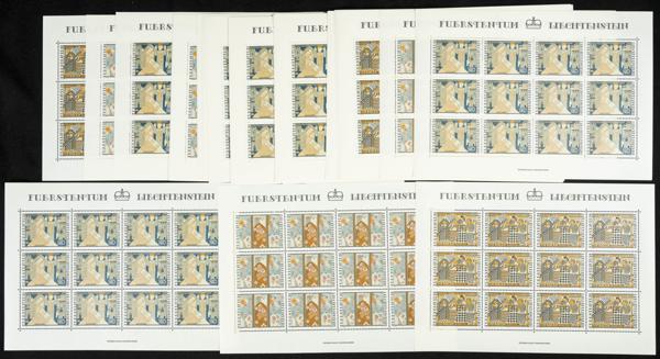 395 | Liechtenstein. Sets and stamps stock