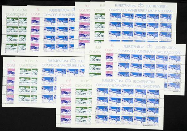 396 | Liechtenstein. Sets and stamps stock