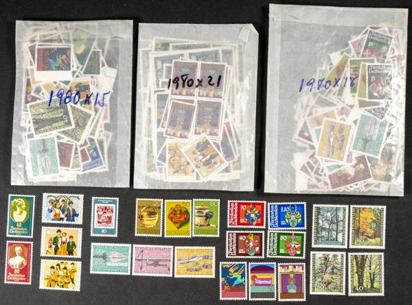 397 | Liechtenstein. Sets and stamps stock