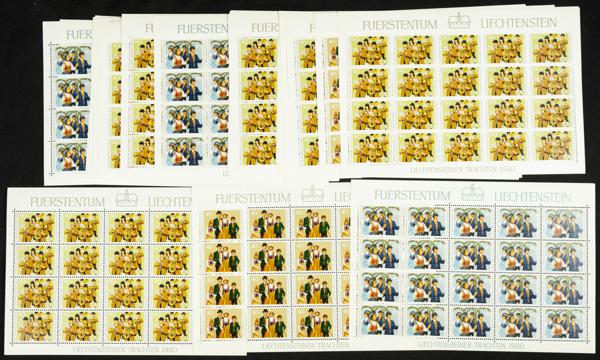 402 | Liechtenstein. Sets and stamps stock