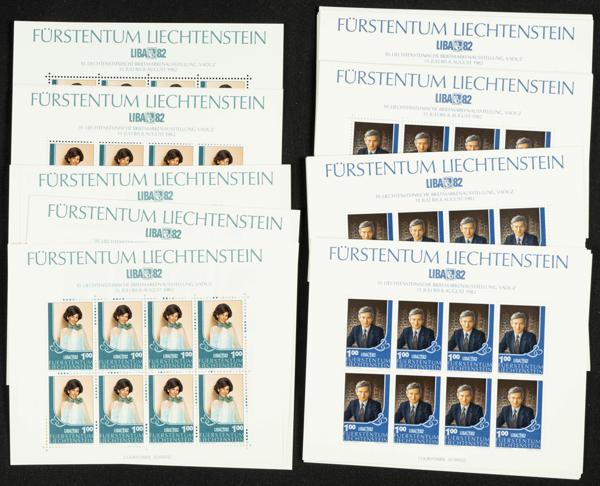 405 | Liechtenstein. Sets and stamps stock