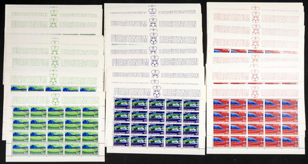 406 | Liechtenstein. Sets and stamps stock