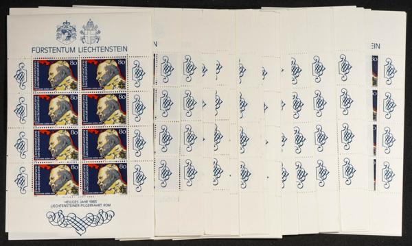 407 | Liechtenstein. Sets and stamps stock