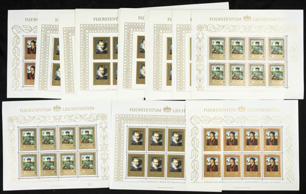 408 | Liechtenstein. Sets and stamps stock