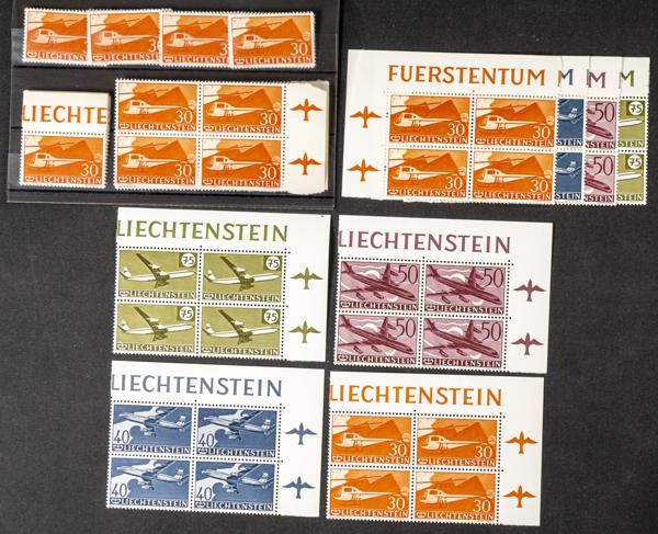 413 | Liechtenstein. Sets and stamps stock