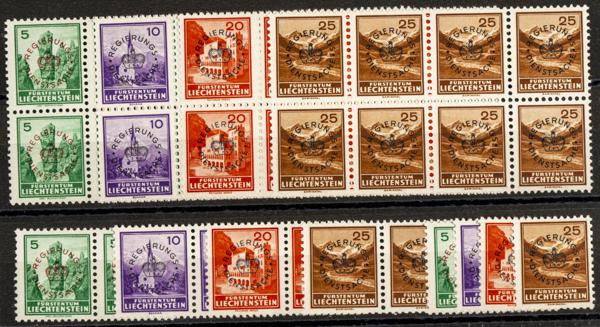 416 | Liechtenstein. Sets and stamps stock