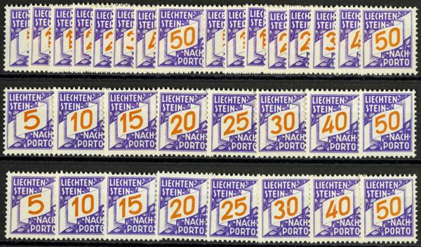417 | Liechtenstein. Sets and stamps stock