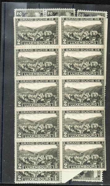 423 | Luxembourg. Sets and stamps stock