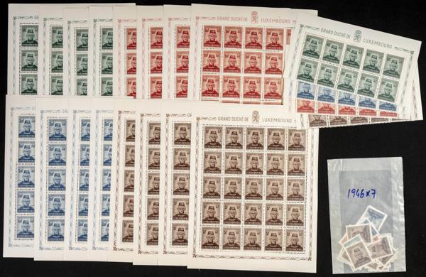 427 | Luxembourg. Sets and stamps stock