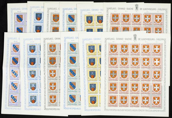 433 | Luxembourg. Sets and stamps stock