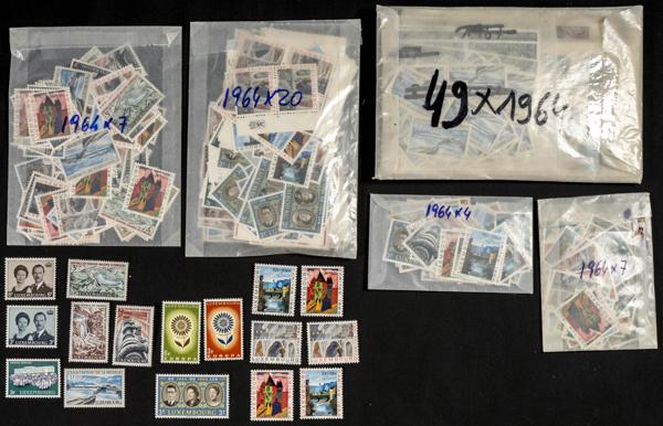 438 | Luxembourg. Sets and stamps stock