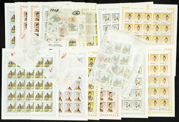 445 | Luxembourg. Sets and stamps stock