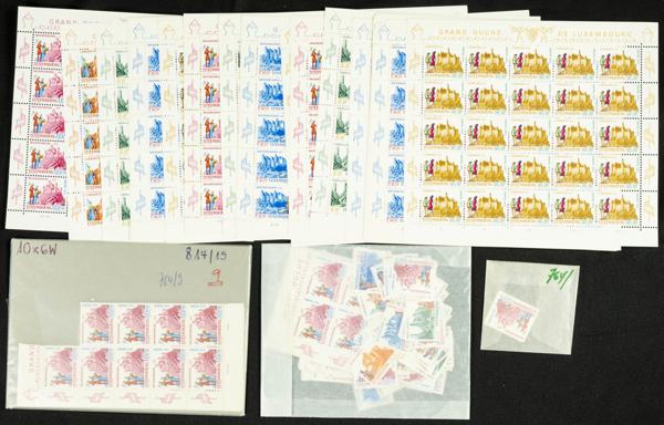 446 | Luxembourg. Sets and stamps stock