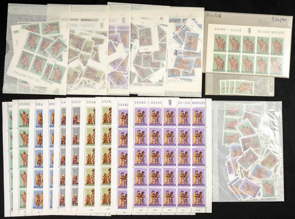 448 | Luxembourg. Sets and stamps stock