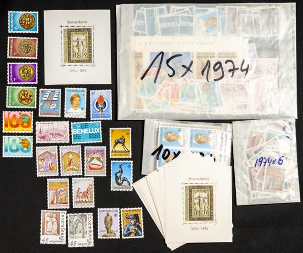 451 | Luxembourg. Sets and stamps stock