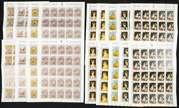 452 | Luxembourg. Sets and stamps stock