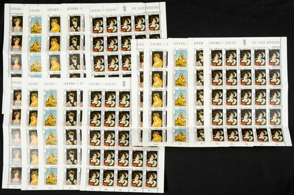 458 | Luxembourg. Sets and stamps stock