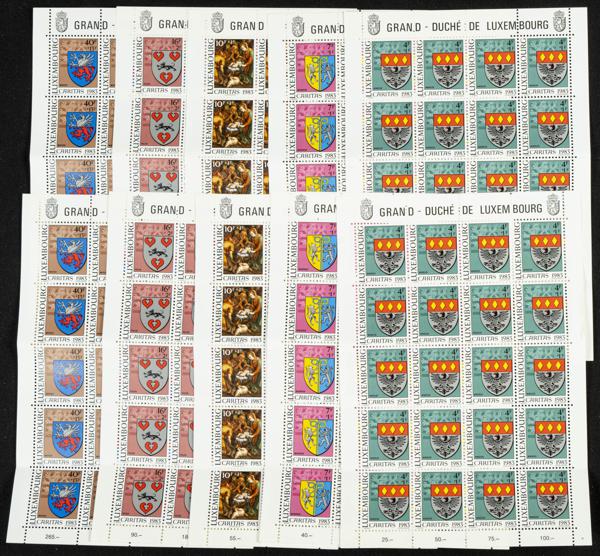463 | Luxembourg. Sets and stamps stock