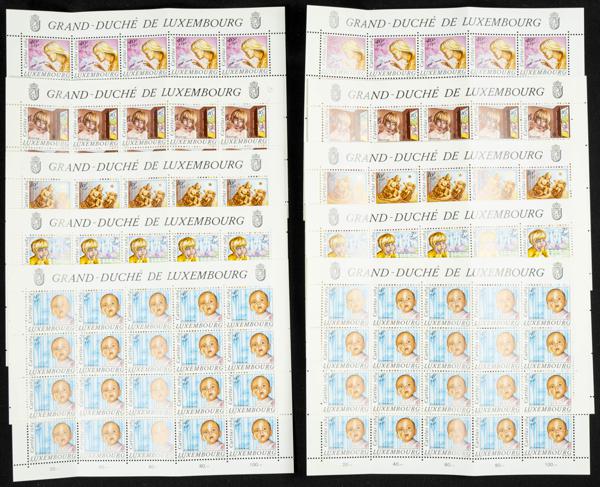 464 | Luxembourg. Sets and stamps stock