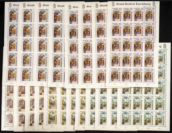 468 | Luxembourg. Sets and stamps stock