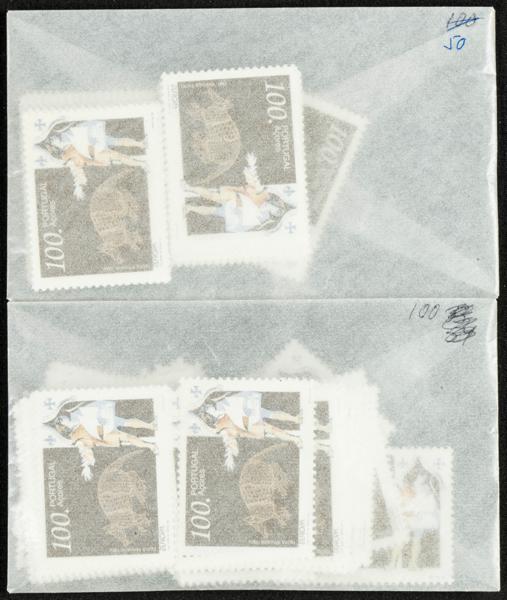 627 | Azores. Sets and stamps stock