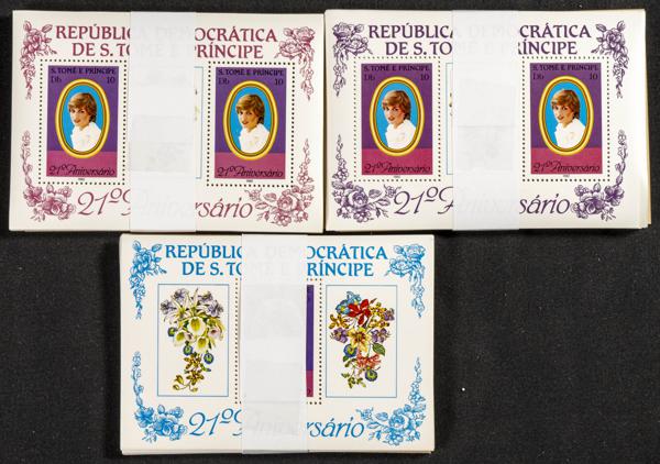 646 | Saint Thomas and Prince. Sets and stamps stock