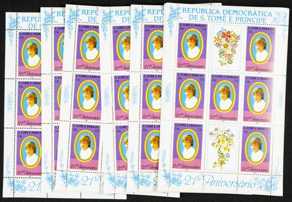 647 | Saint Thomas and Prince. Sets and stamps stock
