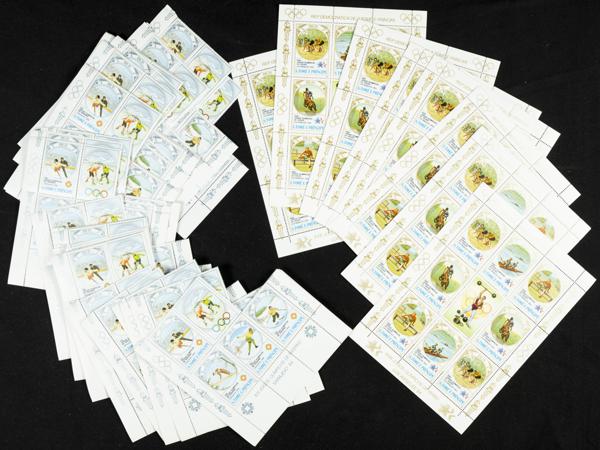 650 | Saint Thomas and Prince. Sets and stamps stock