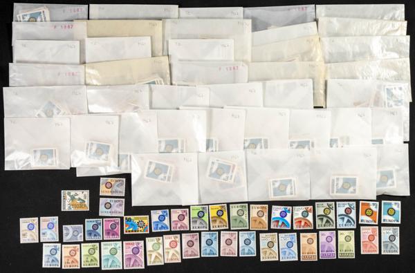 697 | Theme Europa. Sets and stamps stock