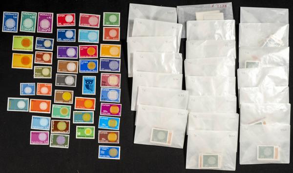 698 | Theme Europa. Sets and stamps stock