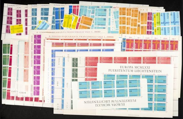 699 | Theme Europa. Sets and stamps stock