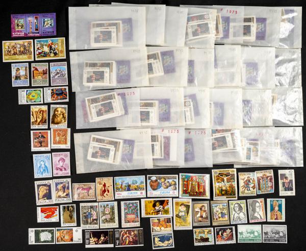 700 | Theme Europa. Sets and stamps stock