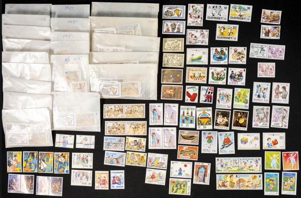 701 | Theme Europa. Sets and stamps stock