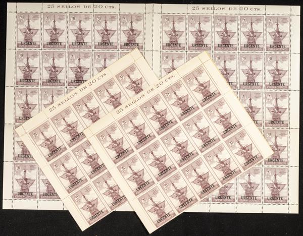 837 | Spanish Collection. Sets and stamps stock