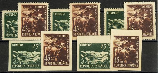 851 | Spanish Collection. Sets and stamps stock