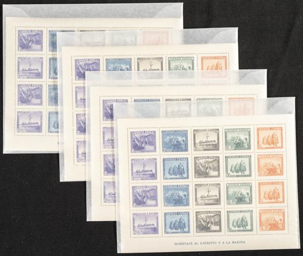 860 | Spanish Collection. Sets and stamps stock