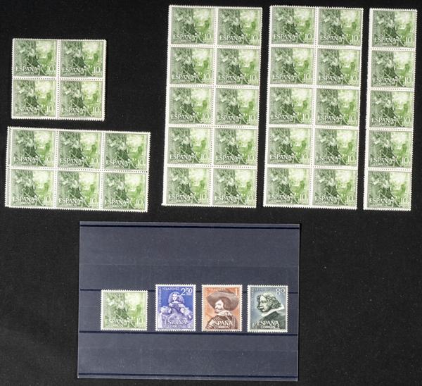 906 | Spanish Collection. Sets and stamps stock