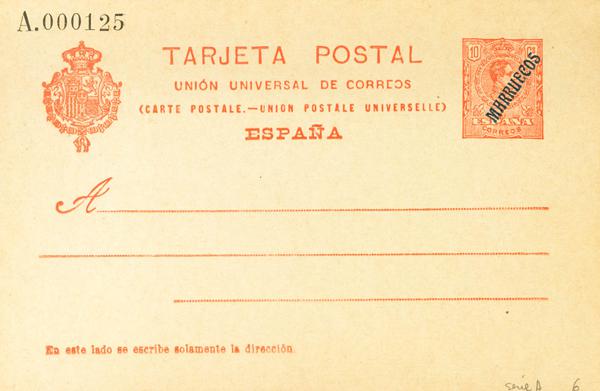 1181 | Marruecos. Entero Postal